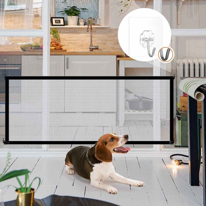 Portable Pet Barrier Mesh Fence Separation Guard